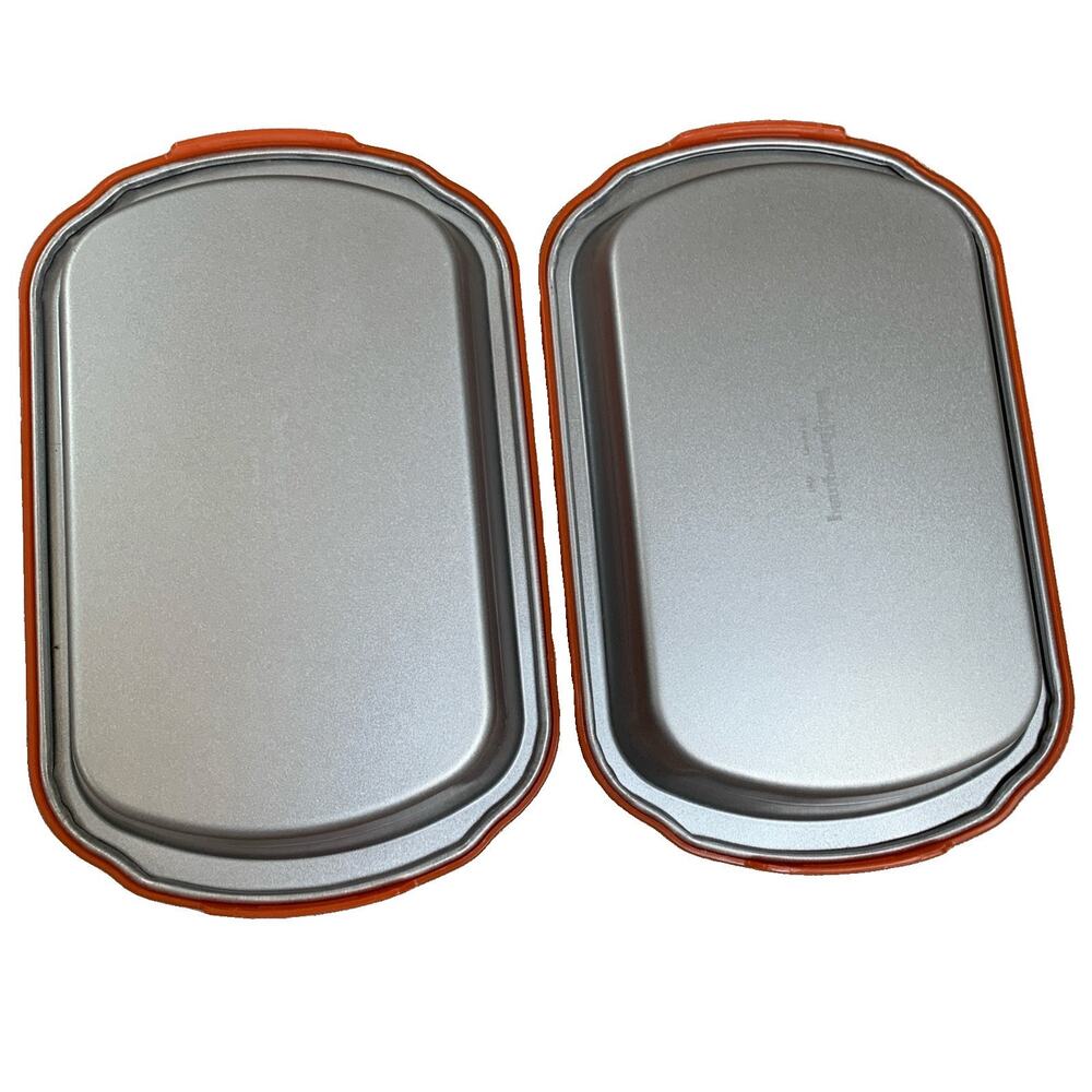 Set of 2 Pampered Chef Freezer Storage Containers with Lids #100078 Quick Freeze - Picture 3 of 5